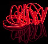4m Koud Licht Flexibel LEIDEN Strooklicht voor Autodecoratie (Rood licht)