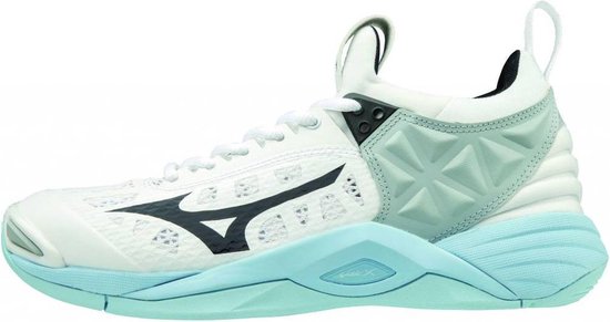 Mizuno Wave Momentum wit indoor schoenen dames (V1GC191210) | bol.com