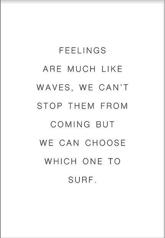 Citation De Sentiments 50x70cm Texte Affiche Impression Wallified Bol Com