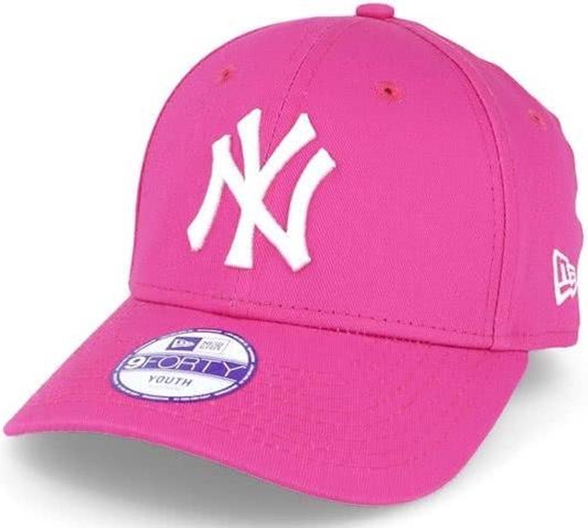 New Era K 940 MLB LEAGUE BASIC New York Cap - Pink - 6-12 jaar