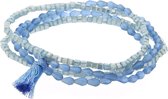 Bracelet beads cubic zirconia tassel