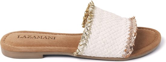 Lazamani Dames Slippers 33.486 Off-White