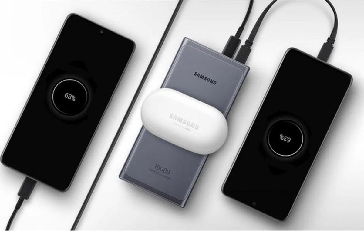 Samsung 10.000 mAh USB-C Wireless Powerbank - Grijs | bol