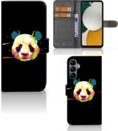 Telefoontas Geschikt voor Samsung Galaxy A34 Hoesje ontwerpen Panda Color Sinterklaas Cadeautje