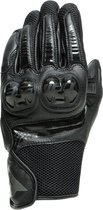 Dainese Mig 3 Unisex Leather Gloves Black Black XS - Maat XS - Handschoen