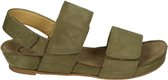 Ca'Shott 61200503 - Platte sandalenDames Sandalen - Kleur: Groen - Maat: 40