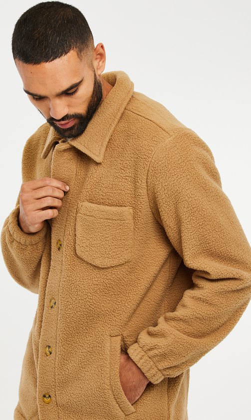 Threadbare Denim Corps Thb Fleece Button Through Alfred Overhid