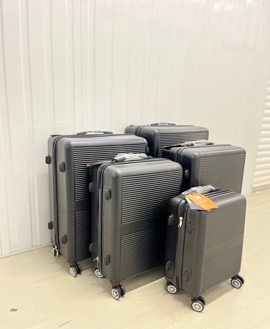 Verstoring voorraad Aannames, aannames. Raad eens Kofferset - Reiskoffers - 5 delig - XL - ABS - Licht gewicht - Travel -  Suitcase -... | bol.com