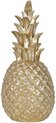 Ananas Beeld Goud – Decoratie Vensterbank / Woonkamer / Slaapkamer – Beeldje voor Binnen - 20cm