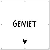 Proverbes de tissu de jardin - Profitez - Citations - 100x100 cm