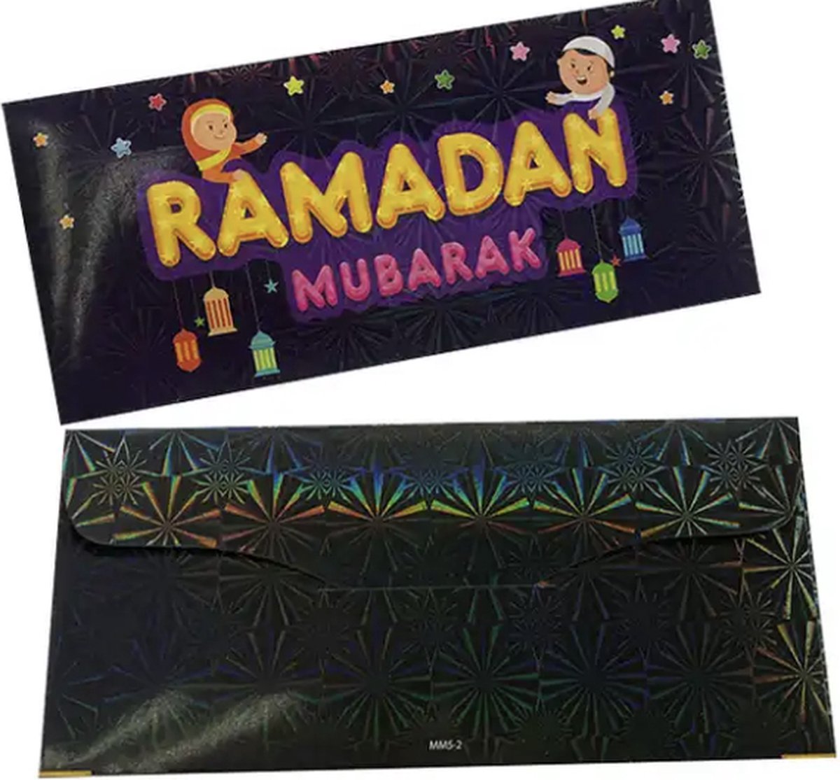 WD- 6x enveloppe d'argent pour enfants - Eid mubarak - Eid al fitr