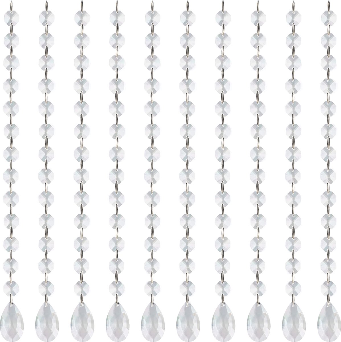 Cristal Arc-en-ciel 10 Pendentifs - Décoration Lustre Et Fenêtre - Effet Prisme Lumineux Pendentifs Cristal Arc-en-ciel