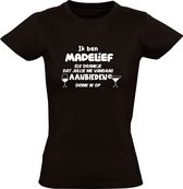 Je suis Madelief, chaque verre que tu m'offres aujourd'hui je boirai sur T-shirt femme | anniversaire | anniversaire | partie de bachelorette | présent | Nom