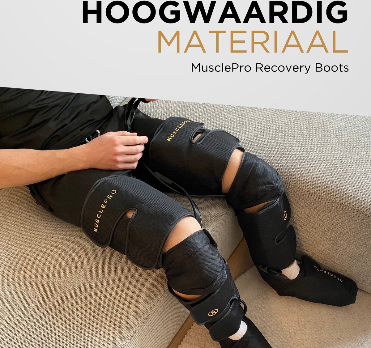 Recovery Boots - Professioneel Beenmassage & Voetmassage apparaat voor Bloedcirculatie - Sport Gym Fitness - Compressie massage - Voet Massage Vermoeide Benen Shiatsu Luchtcompressie Bloedsomloop lymfedrainageapparaat Oedeem thumbnail 6
