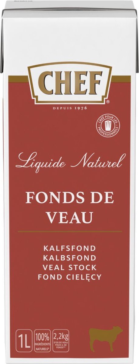 Chef Kalfsfond - Pak 1 liter