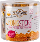 Breitsamer Honing sticks - Koker 80 stuks x 8 gram