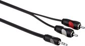 Câble audio Thomson jack 3,5 mm - 2 cinch 2m