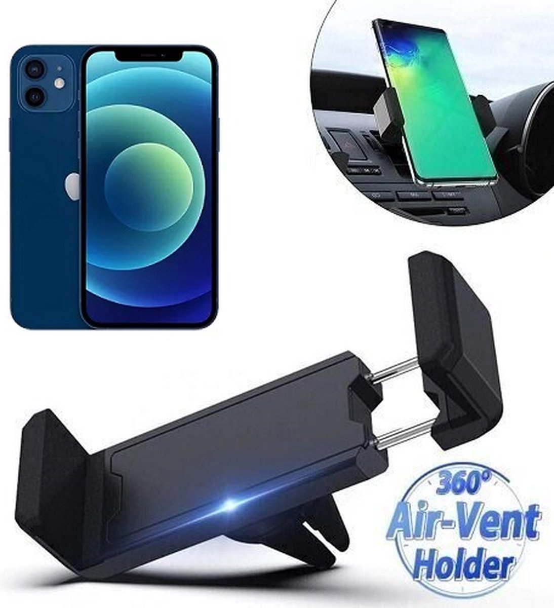 iPhone 12 Autohouder Ventilatierooster