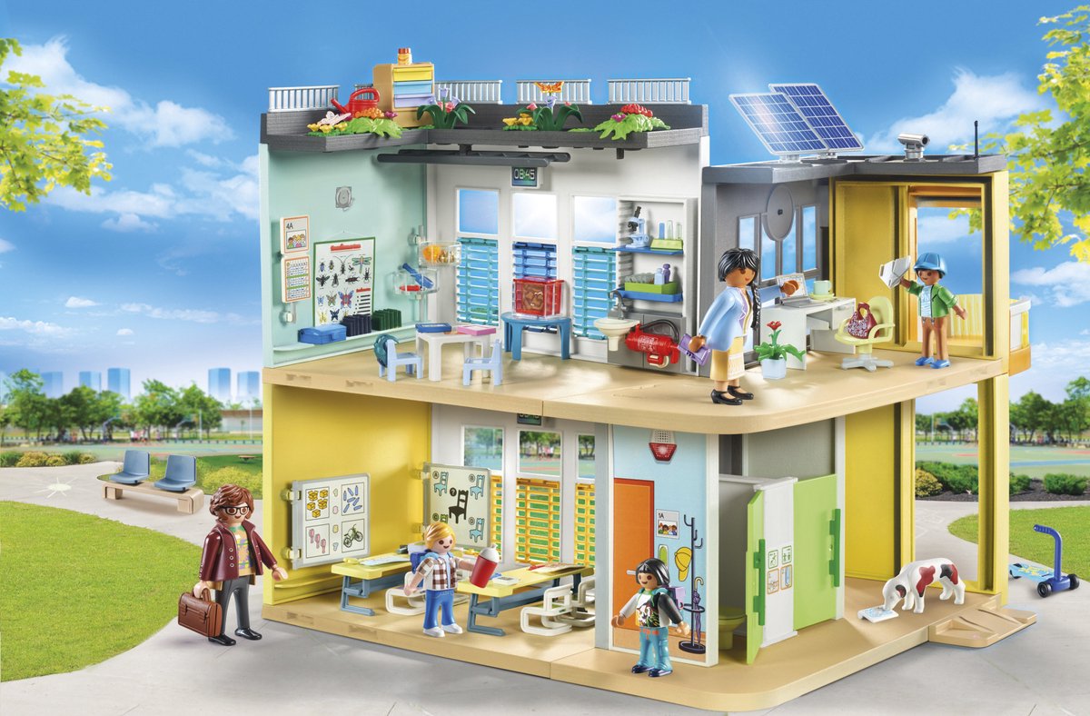PLAYMOBIL City Life Grote school - 71327 — afbeelding 5