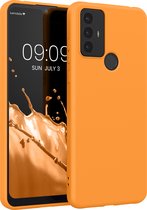 kwmobile telefoonhoesje geschikt voor TCL 30 E / 30 SE - Hoesje voor smartphone - Back cover in fruitig oranje