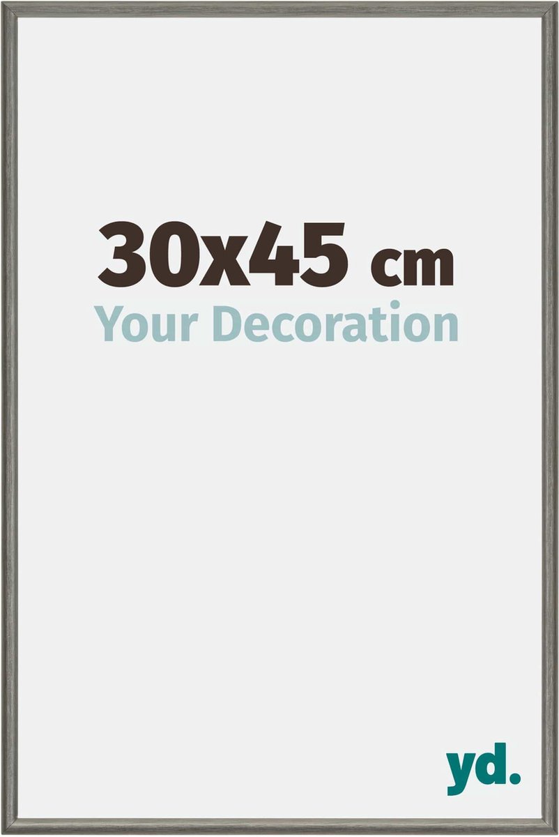 yd. Your Decoration - Fotolijst 30x45 cm - Aluminium - Mercury Structuur - New York