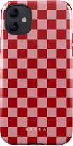 Burga Hoesje Geschikt voor iPhone 12 Pro / 12 - Burga Tough Case - rood