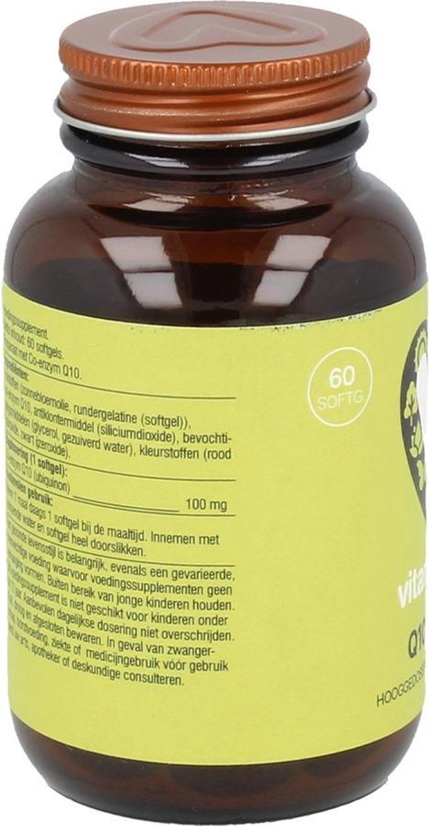 Vitaminstore Q10 100 mg 60 softgels Goed opneembare ubiquinon Vitaminstore Q10 100 mg 60 softgels Goed opneembare ubiquinon