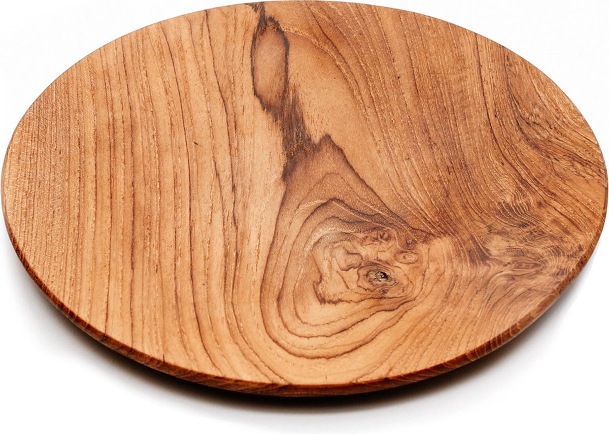 Safaary - The Teak Root Round Plate - L
