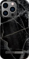 ideal of sweden met magnetische ring case geschikt voor Apple iphone 14 pro black thunder marble