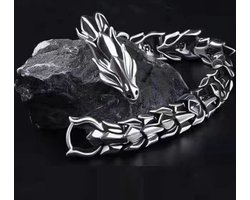 viking - draak armband - midguard draak - viking - armband - Exclusive Ketting met gift box - Accessoires - Larpcenter.nl - Cadeau - Viking - Cadeau voor hem - Cadeau voor haar - Sinterklaas cadeau - Shoen cadeau - Kerst cadeau - Kerst -