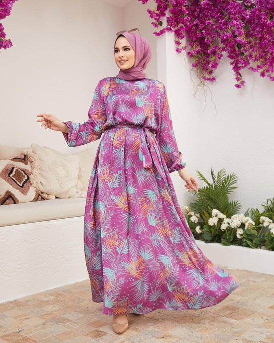Mode pour femme - Robe en Satin - Longue - Taille M - Ramadan - Eid -  Printemps -... | bol
