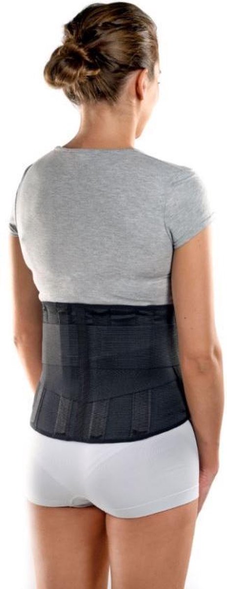 Rugbandage- X-Large Zwart (103 - 130 cm)