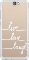 HTC One A9 hoesje - Live, love, laugh