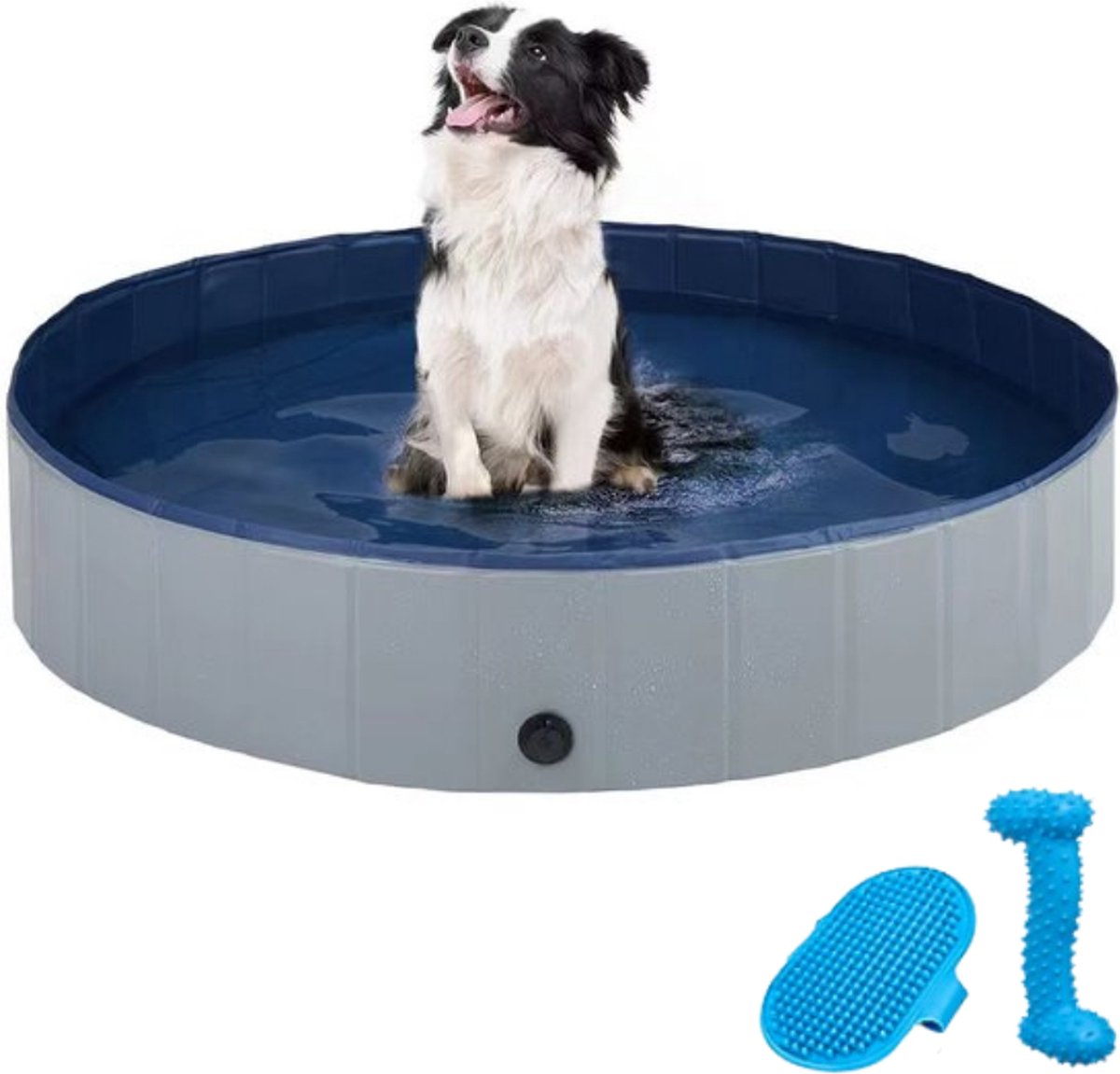 1 Ensemble Piscine Pour Chien Pliable Baignoire Pour Animaux - Temu Belgium