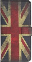 Samsung Galaxy A40 Portemonnee Hoesje met Print Britse Vlag