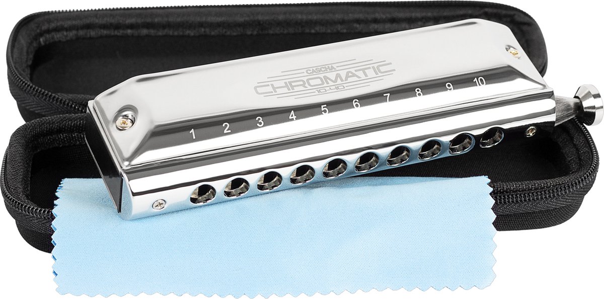 Cascha Verlag Chromatic Blues Mundharmonika - Chromatische mondharmonica