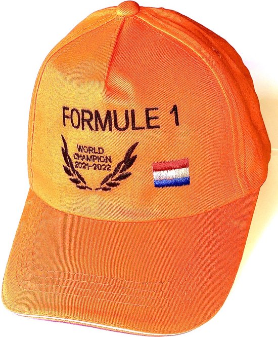 Pet - Oranje Petje - Support Oranje in de Formule 1 - Max verstappen - Cap - Hoed - Hoofdeksel - Verstelbare - Grand Prix