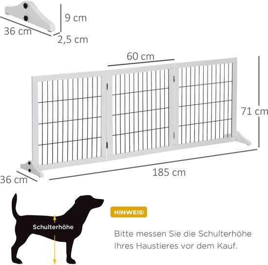 Barrière de sécurité chien