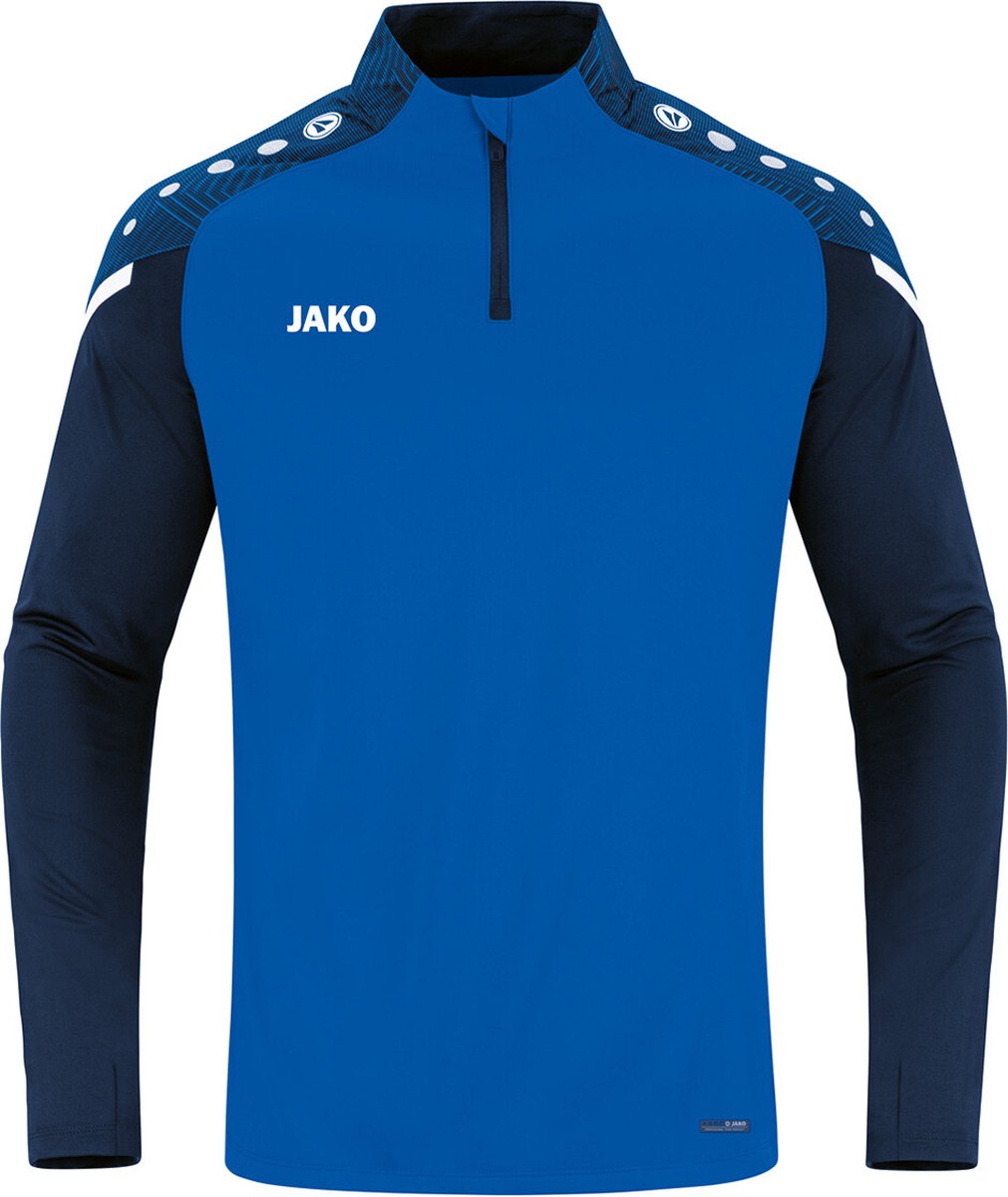 1011x1200.jpg Jako - Ziptop Performance - Blauw Voetbalshirt Heren-L - Afbeelding 1