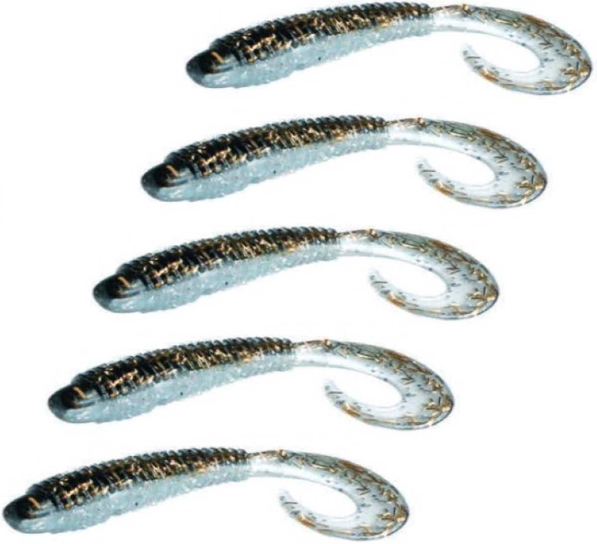 Filex Soft Bait 'UNO' 03 - 7.5cm - 5 stuks - Shad/Softbait - Shads voor Roofvissen