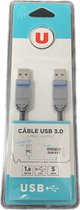 Magasins-U - USB 3.0 kabel - usb-A > usb-A - 1.8 meter