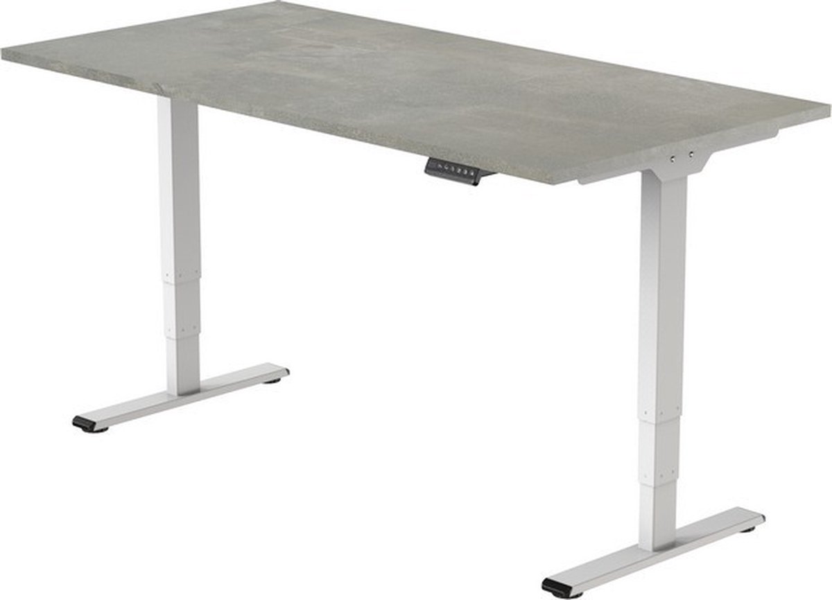 Office Hero® Cosmic Elektrisch - Zit sta bureau in hoogte verstelbaar wit frame - Game bureau - Computertafel - Werktafel - 160x80 - Oxyd