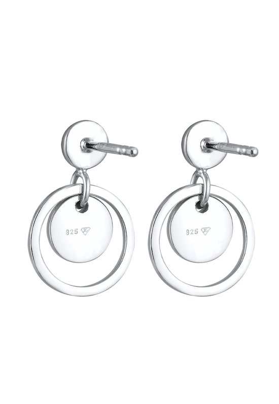 Elli - Oorbellen - Dames Oor Hanger Sterren Astro Trend in 925 Sterling Zilver - Dames