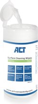 ACT Screen Cleaner - Lingettes nettoyantes pour écran - Lingettes nettoyantes Humides - Antistatiques - Sans Alcohol- ni ammoniaque - 100 pièces - AC9515