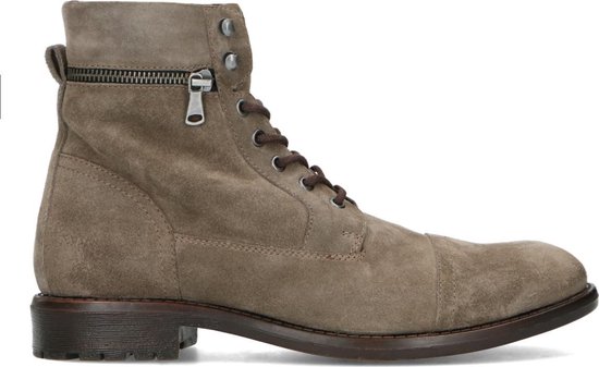 | Sacha Heren Taupe suède veterboots Maat 43 Bruine veterboots van suède Heren | MANFIELD