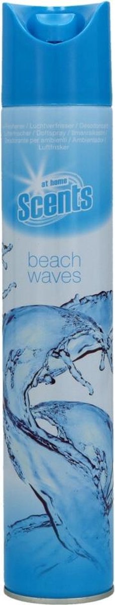 12x At Home Luchtverfrisser Spray Beach Waves 400 ml