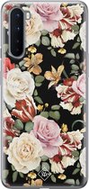OnePlus Nord hoesje siliconen - Bloemen flowerpower | OnePlus Nord case | multi | TPU backcover transparant