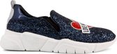 Love Moschino - Sportschoenen - Vrouw - JA15083G16IG - blue,white