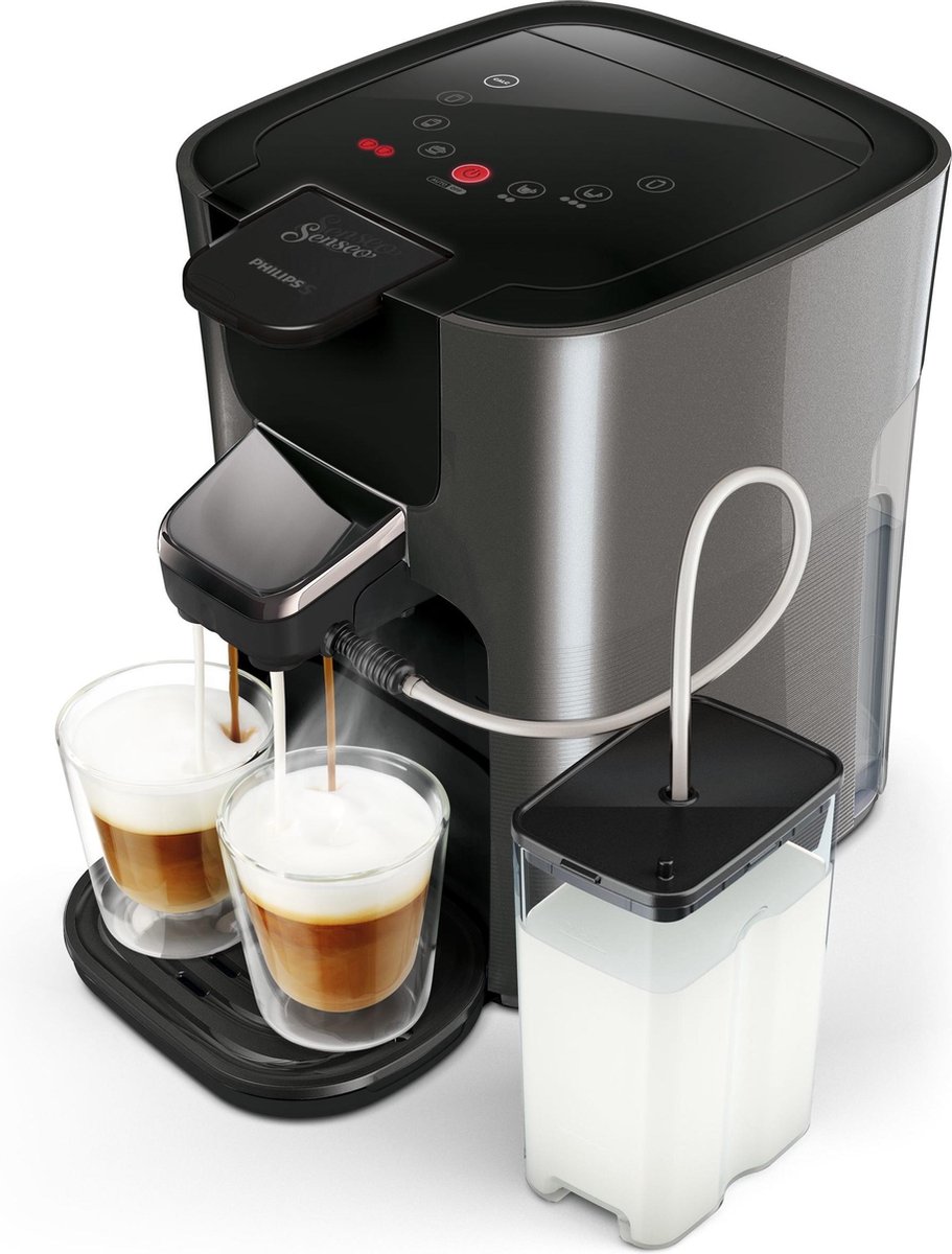 Senseo Latte HD6574/50 Koffiepadmachine - Titanium | bol.com