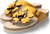 Mephisto Helen flower - dames sandaal - geel - maat 39 (EU) 6 (UK)